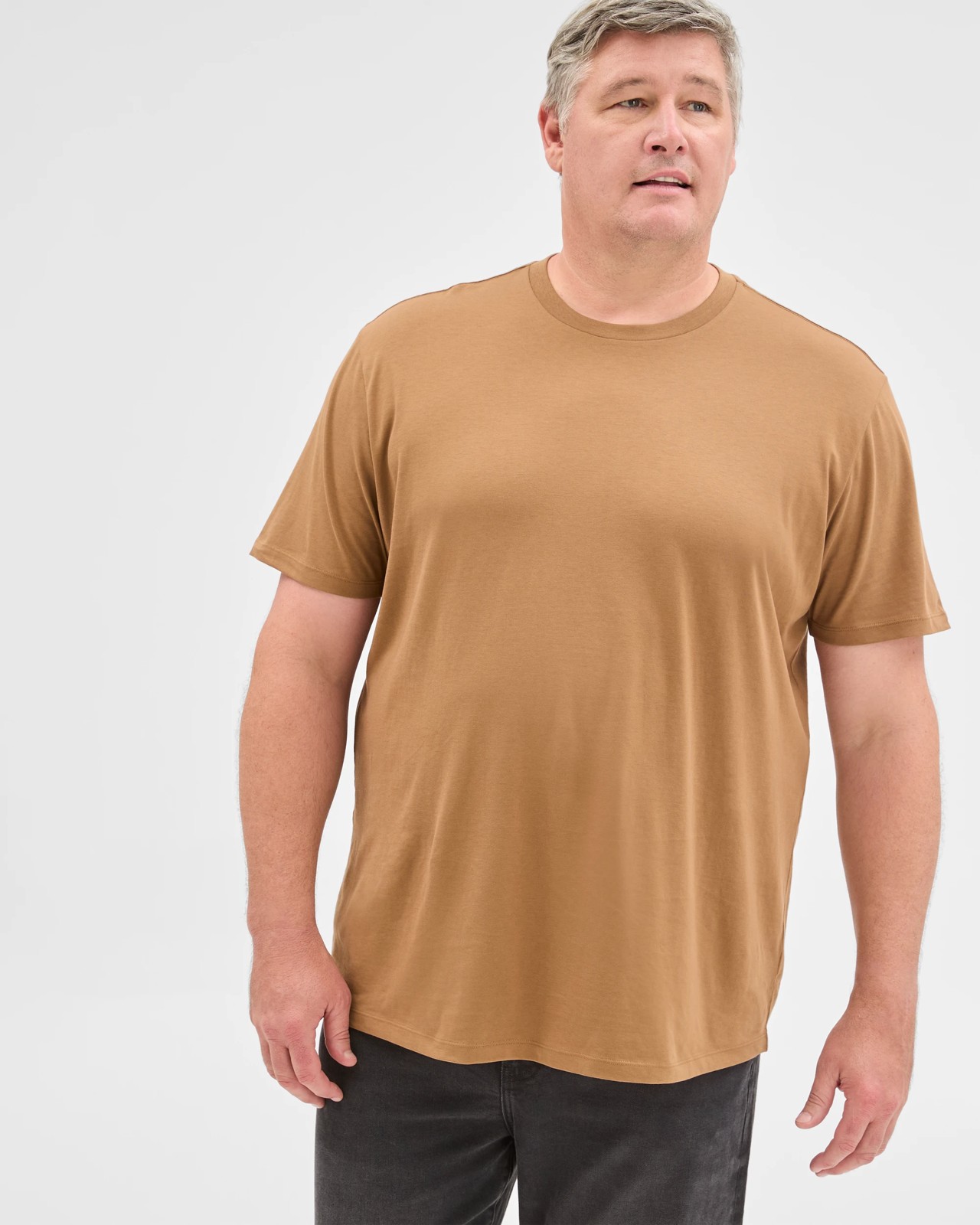 Plus Size Australian Cotton Crew T-Shirt 3 of 5