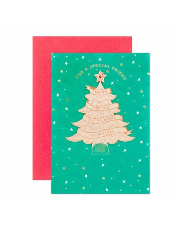 Hallmark Christmas Card for Friend - Elegant