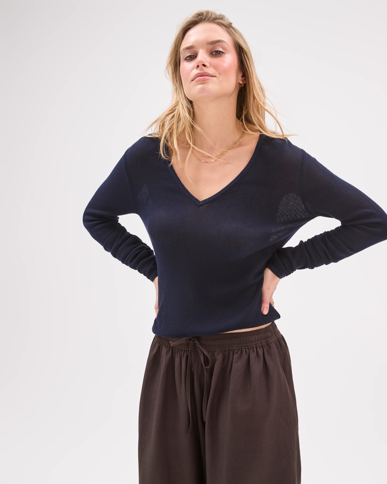 Lily Loves Australian Cotton Sheer Long Sleeve Top 5 of 6