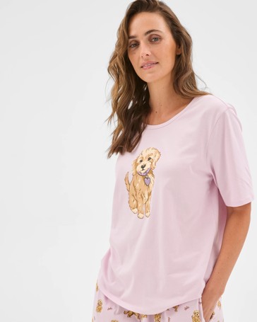 Australian Cotton Printed Sleep Top