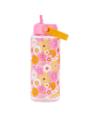 Anko 1L Drink Bottle with Handle - Flower