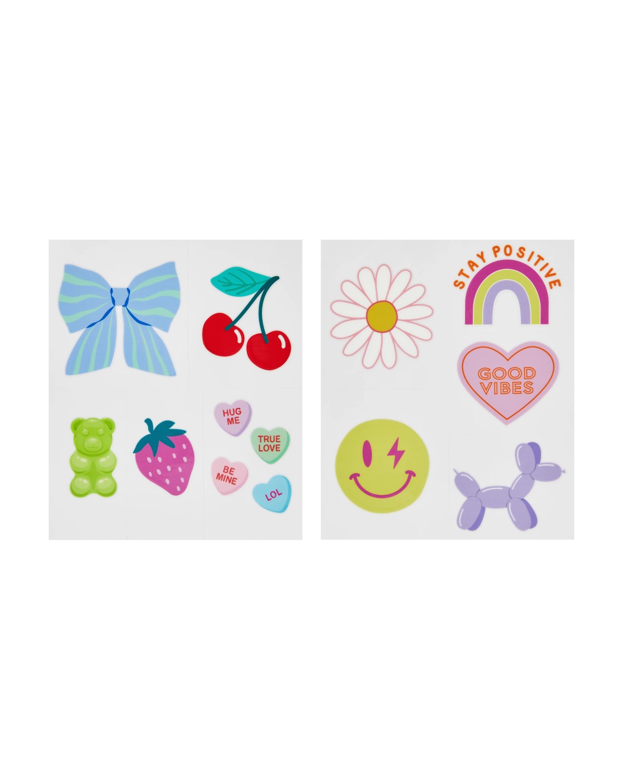 10 Piece Vinyl Transfer Stickers, Icons - Anko 2 of 3