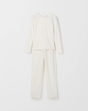 Australian Cotton Older Girls Waffle Pyjama Set