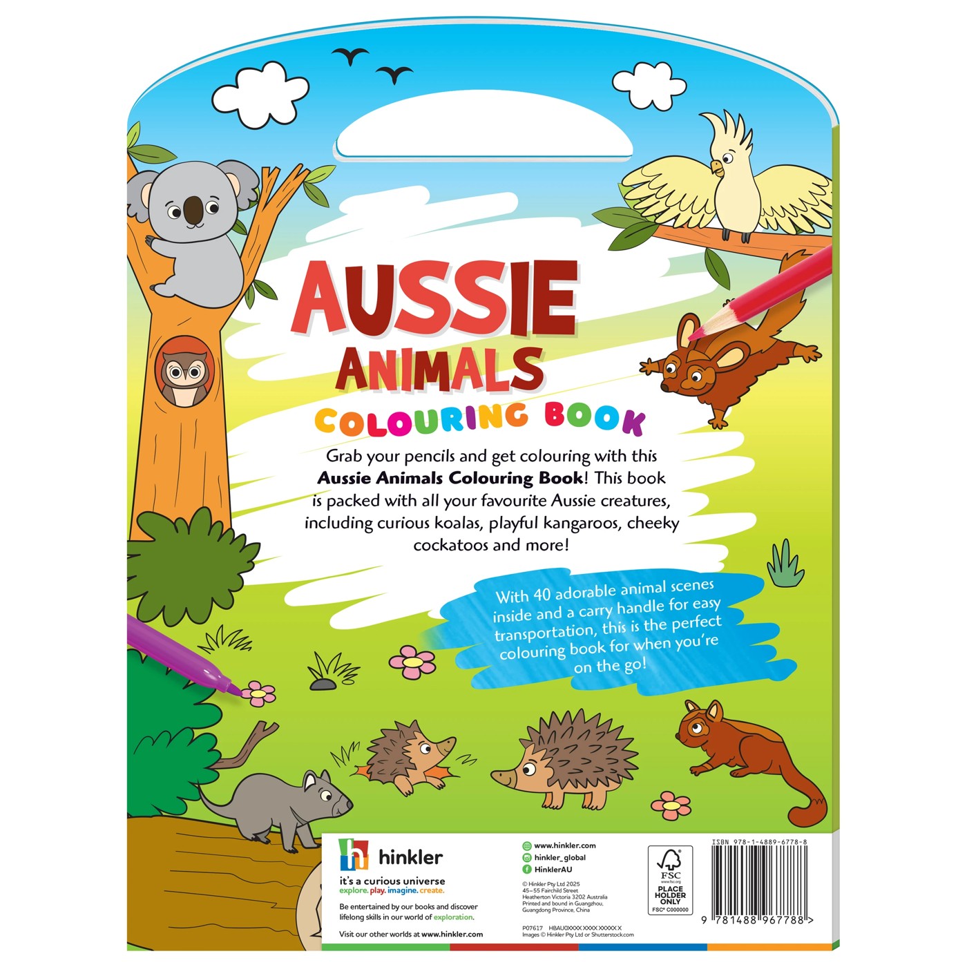 Aussie Animals Colouring Book 2 of 4