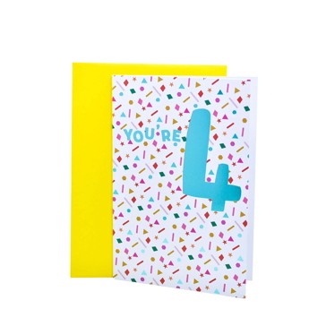 Hallmark Birthday Card - Age 4