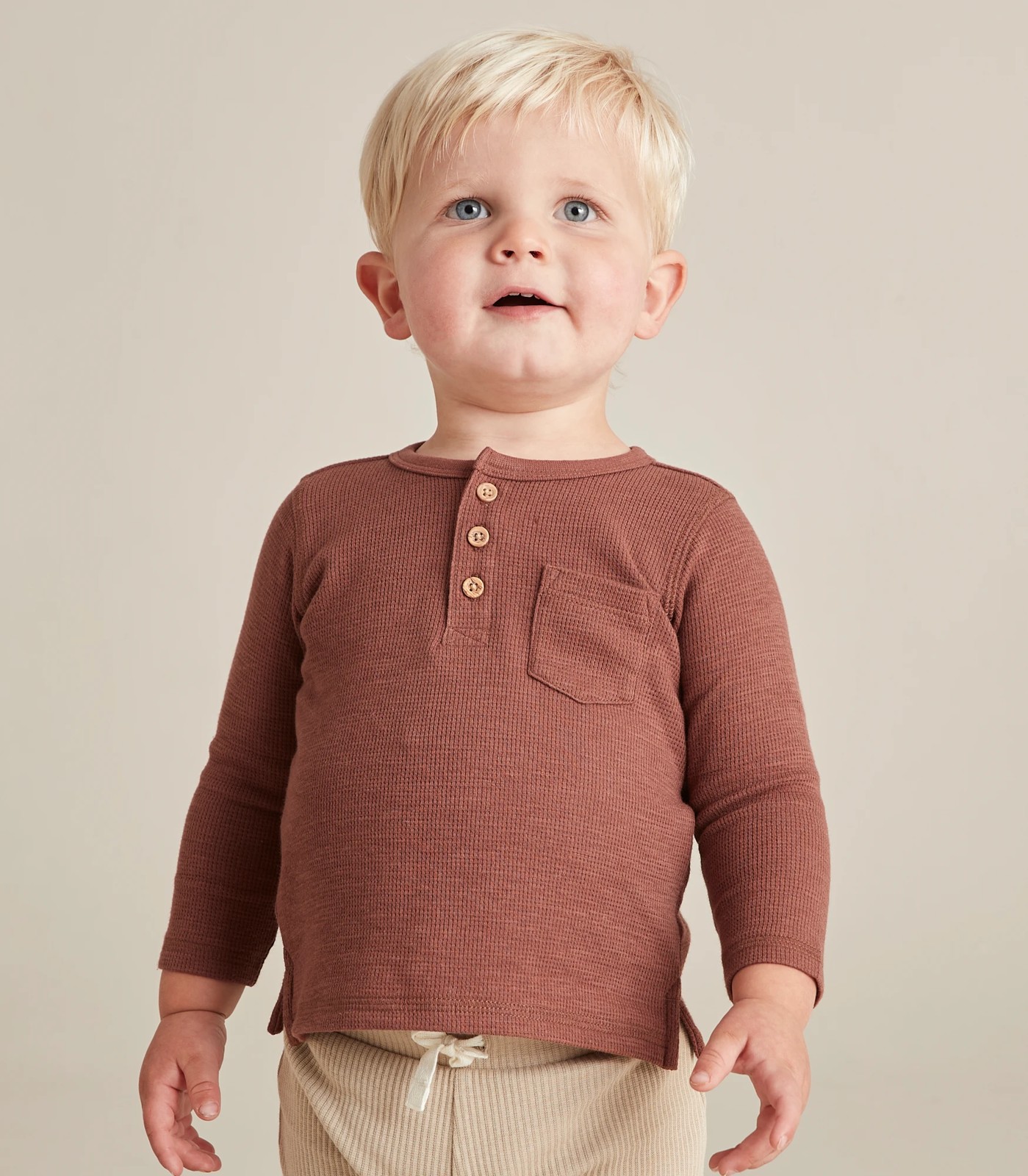 Baby Henley Waffle Top 5 of 6