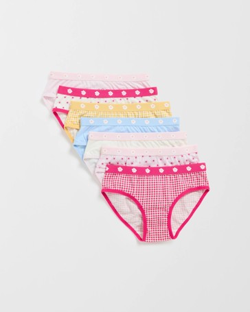 Maxx Australian Cotton 7 Pack Younger Girls Bikini Briefs