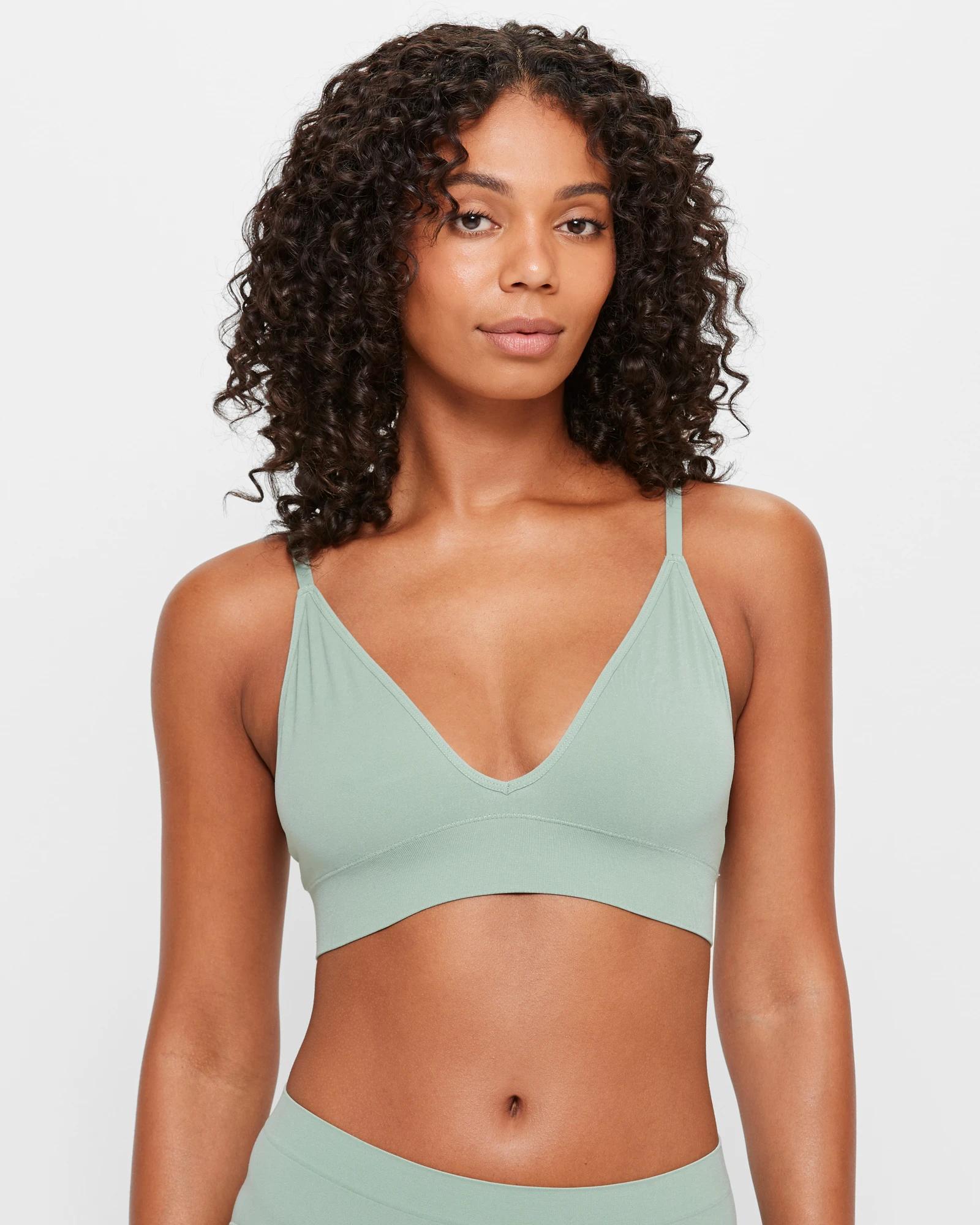 Out From Under Riptide Seamless Bralette In Lime Green