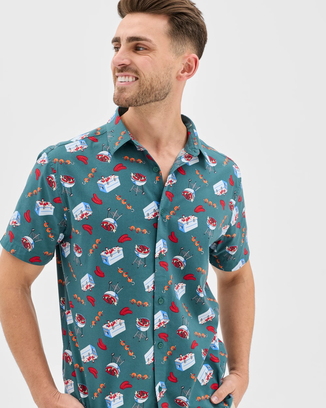 Australian Cotton Blend Summer BBQ Shirt 5 of 5