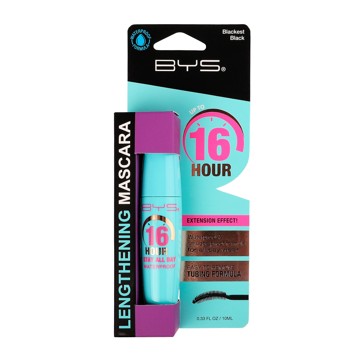BYS 16 Hour Stay All Day Lengthening Mascara - Blackest Black