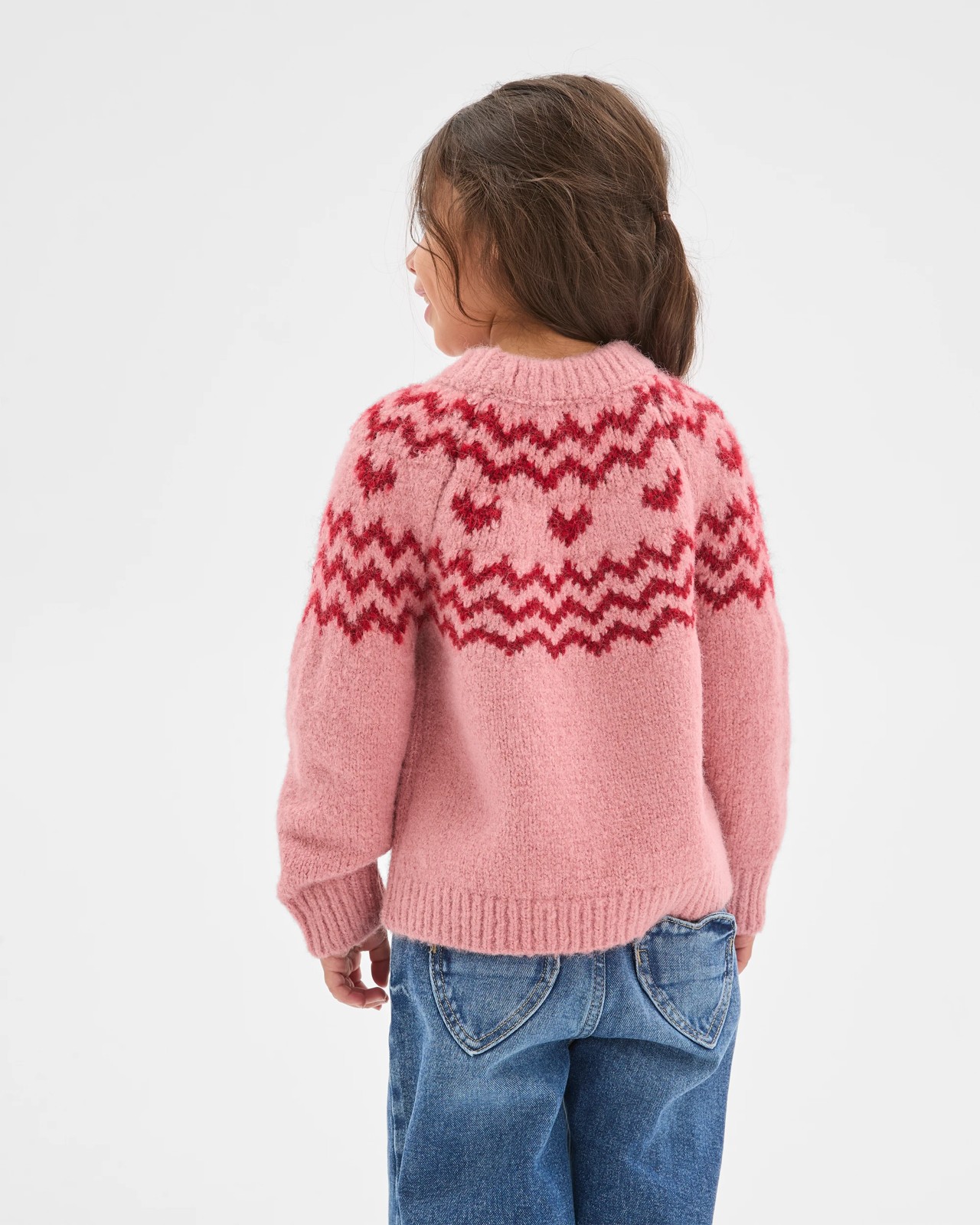 Long Sleeve Fairisle Knit Sweater 4 of 6