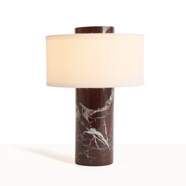 Anko Marble Portable Rechargeable Lamp - Merlot