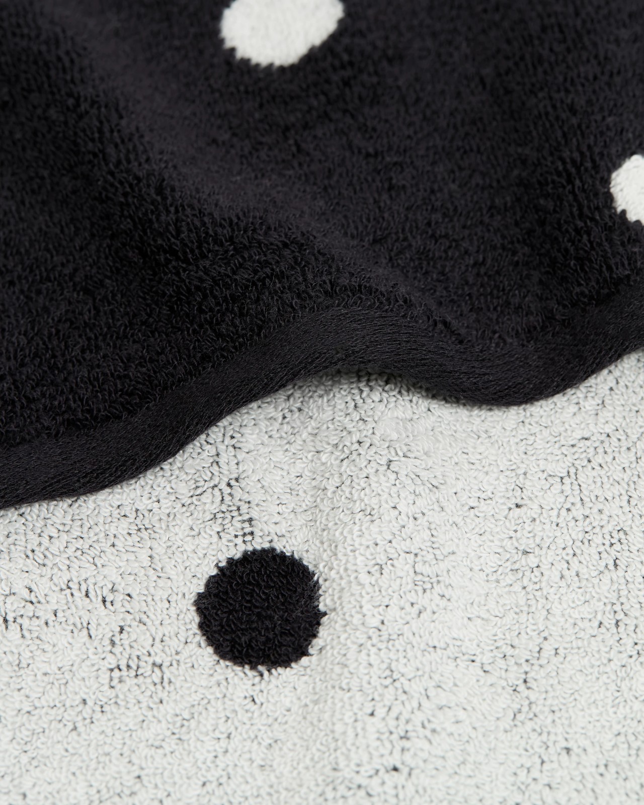 Senna Australian Cotton Polka Dot Hand Towel - Black Beauty 3 of 3