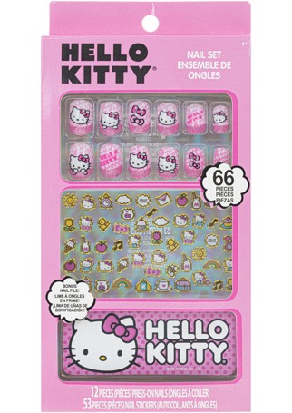 66 Piece Hello Kitty Nail Set