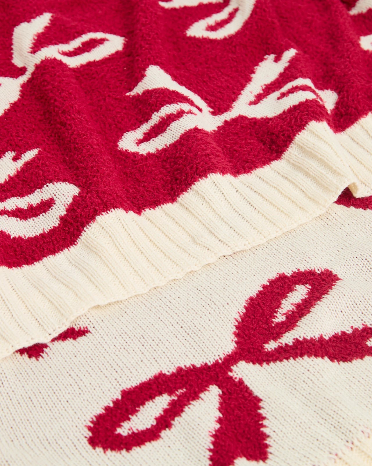 Christmas Bow Throw 2 of 4
