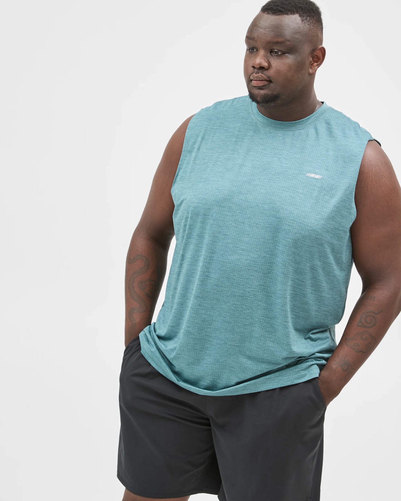 Plus Size Active Tank Top - Green 4 of 6