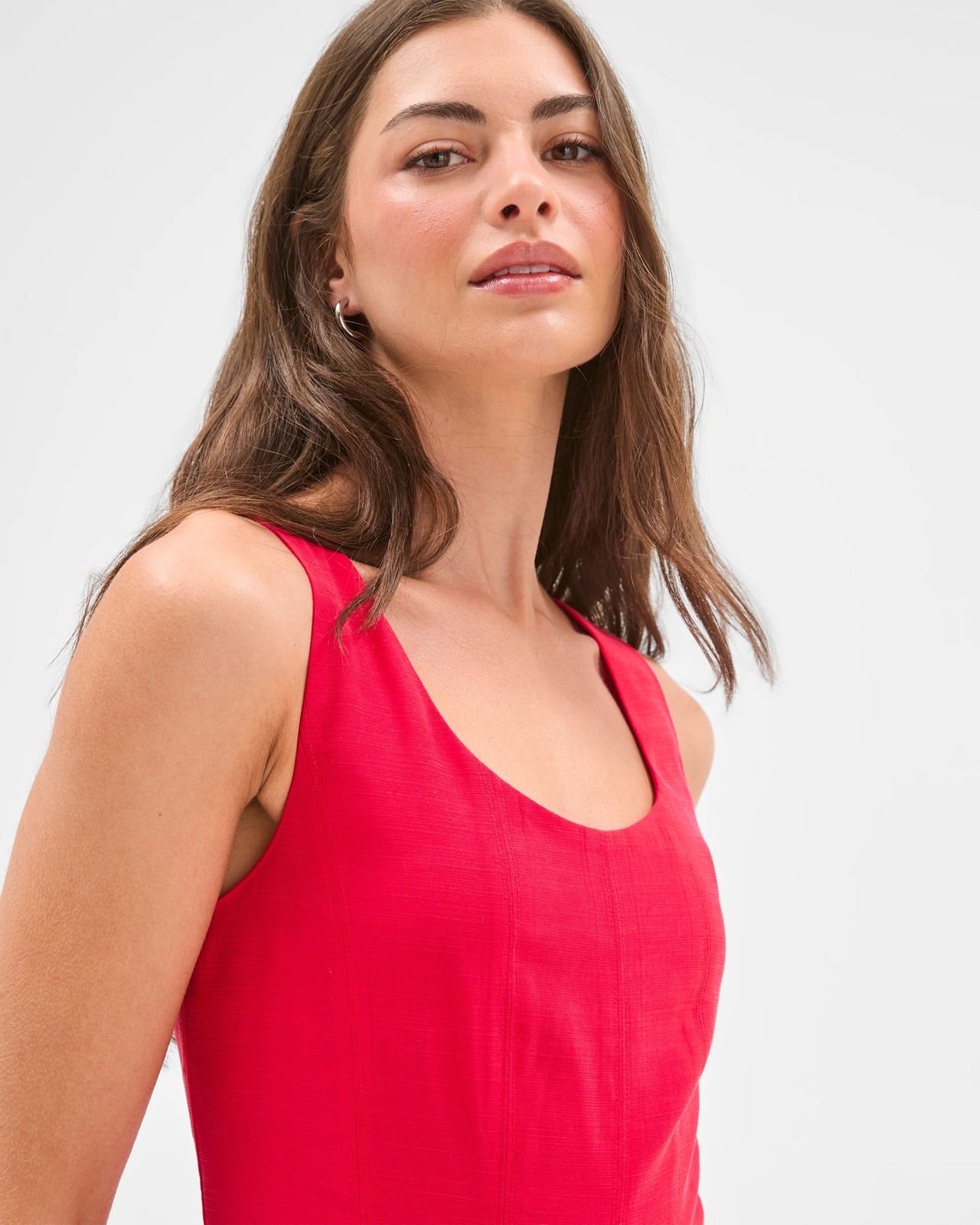 Petites Seam Detail Midi Dress 5 of 6