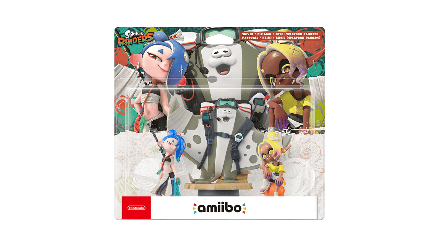 Amiibo Splatoon Raiders - Shiver, Big Man & Frye 2 of 2