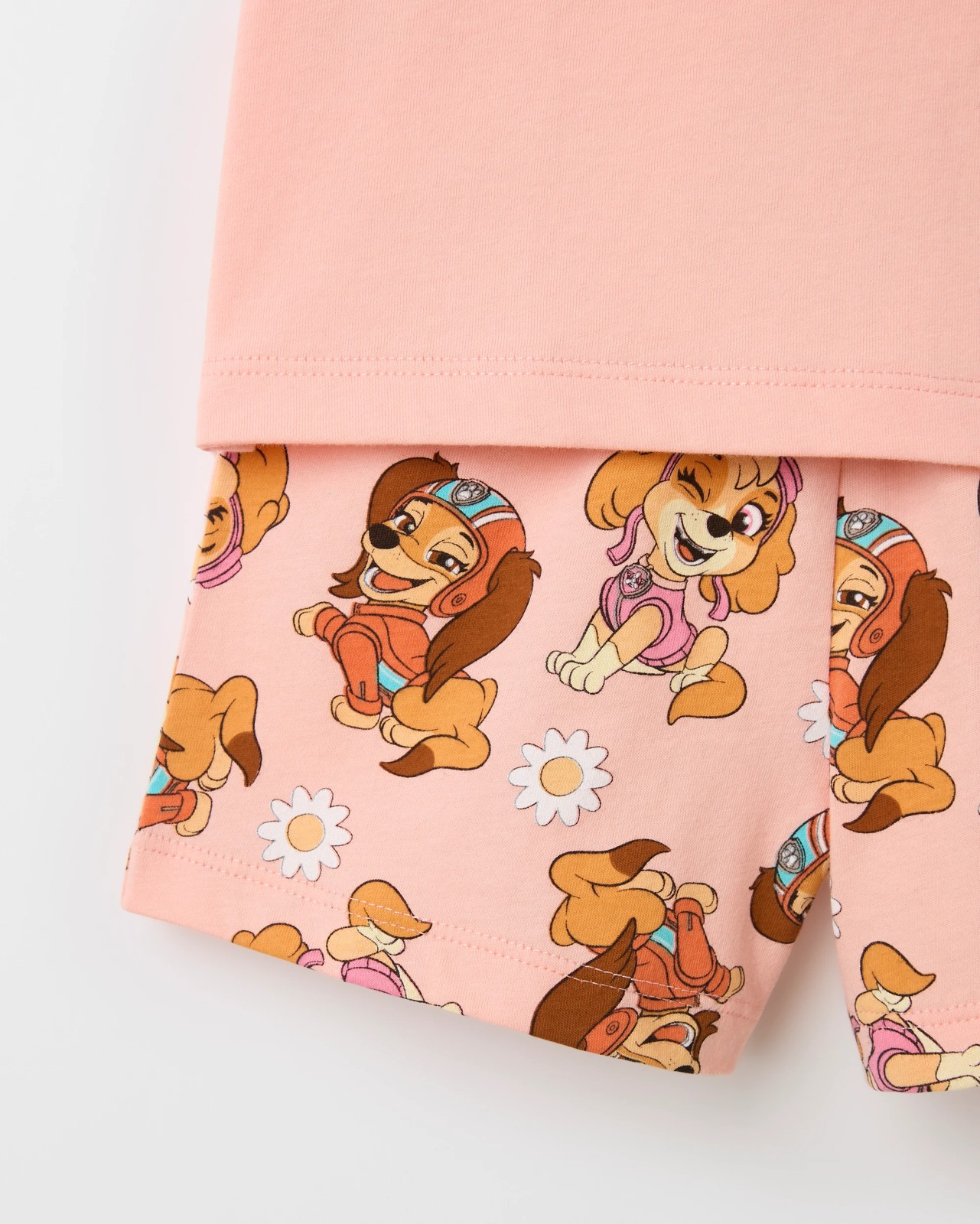 Licensed Paw Patrol Australian Cotton Younger Girls Pyjama Set 4 of 4