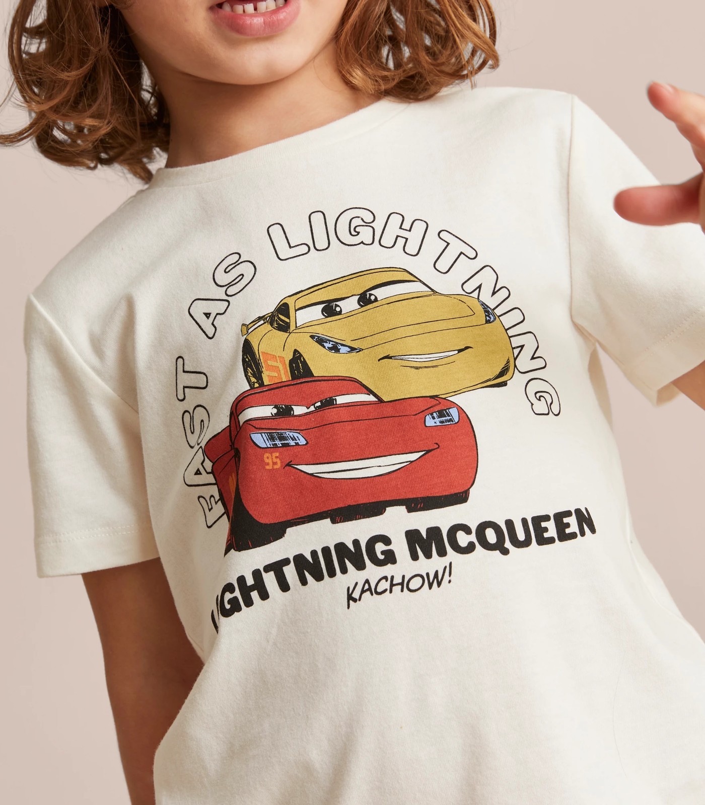 Lightning McQueen Pajama 2 Piece Set With Short Sleeve Shirt