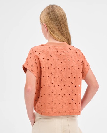 Australian Cotton Broderie Back T-shirt