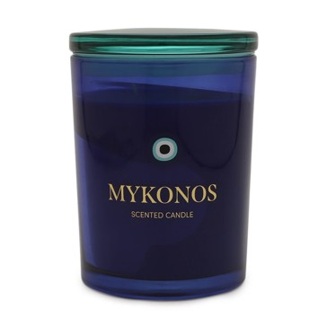 Mykonos Glass Candle - Anko