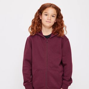 School Zip Thru Fleece Hoodie
