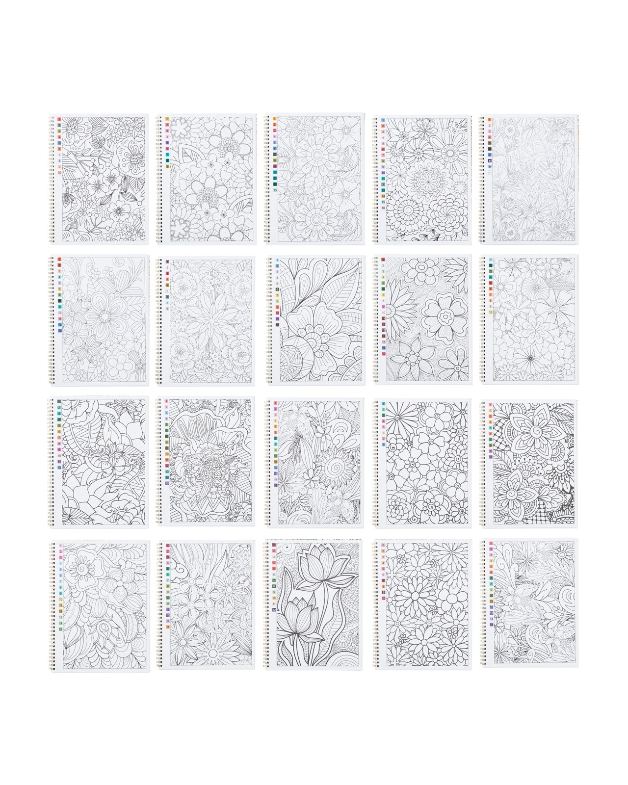 Anko Colour by Number Set - Flowers 3 of 5
