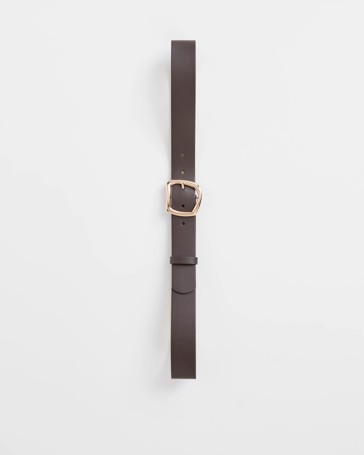 Wavy Buckle Jean Belt