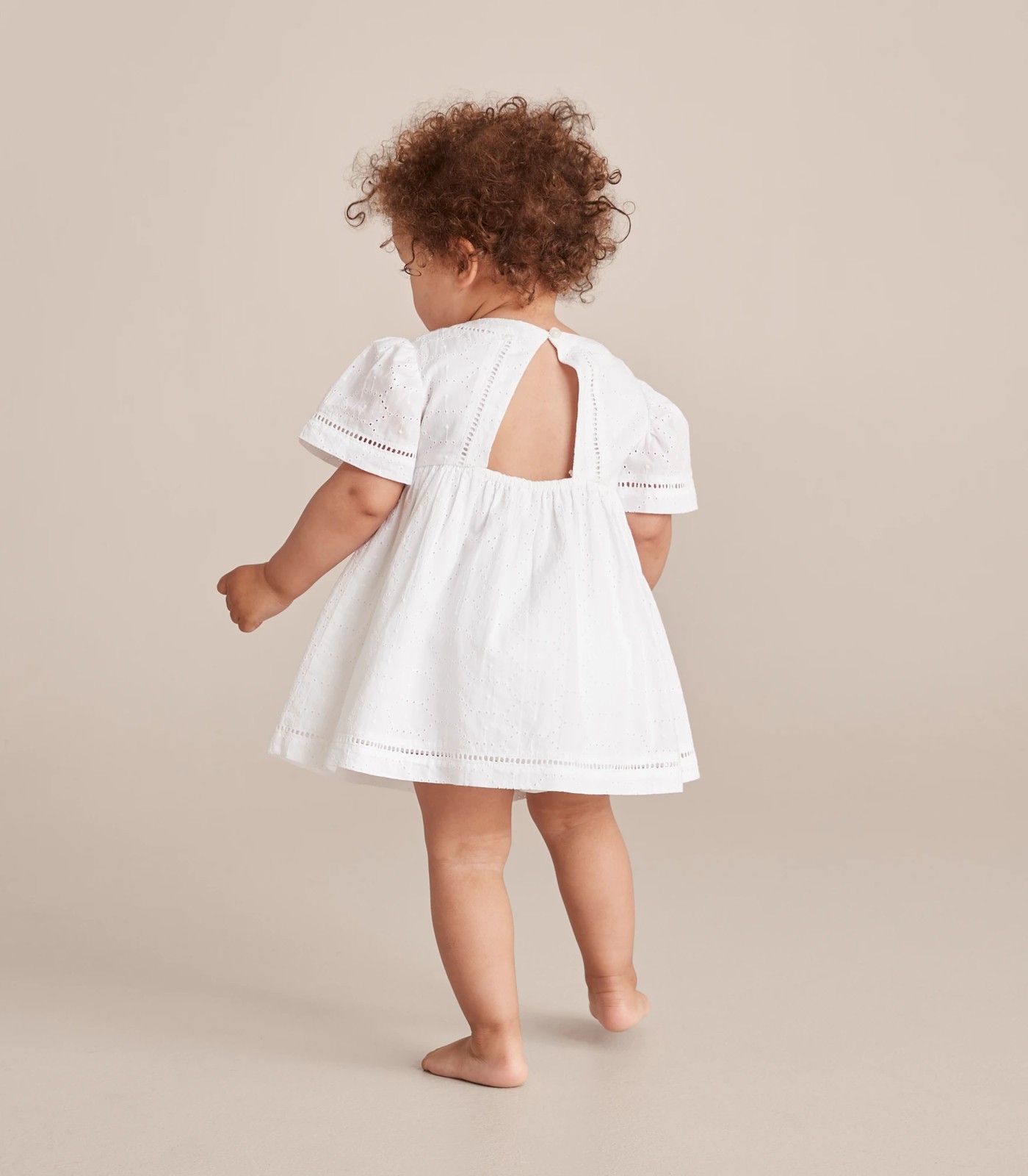 2 Piece Baby Broderie Dress and Bloomer Set 4 of 6