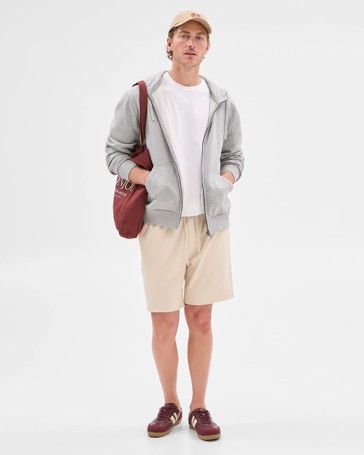 Textured Fleece Shorts
