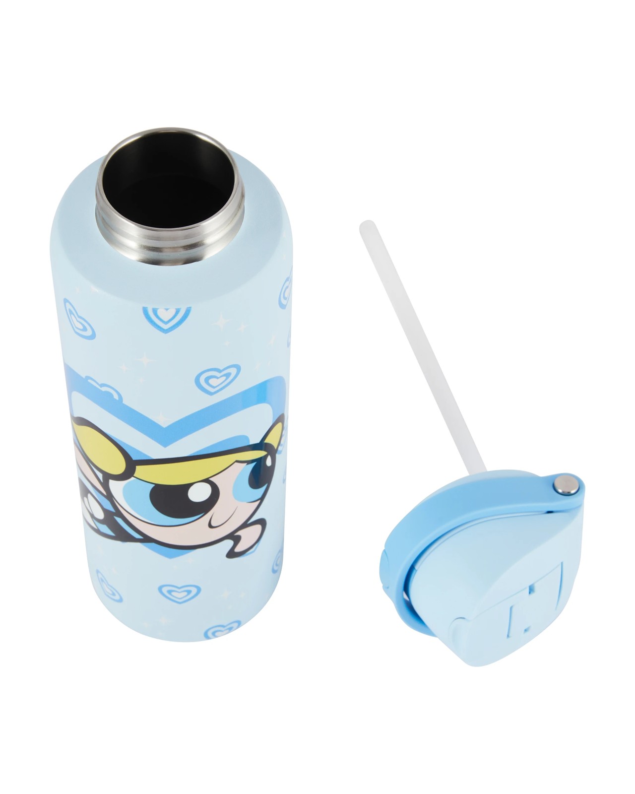 The Powerpuff Girls 940ml Dual Lid Bottle - Bubbles 4 of 6