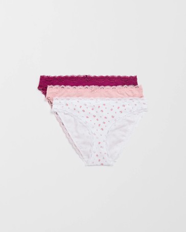 Australian Cotton Blend 3 Pack Bikini Briefs