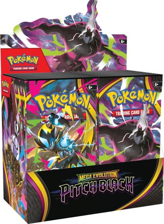 Pokémon TCG: Mega Evolution Pitch Black Booster Display