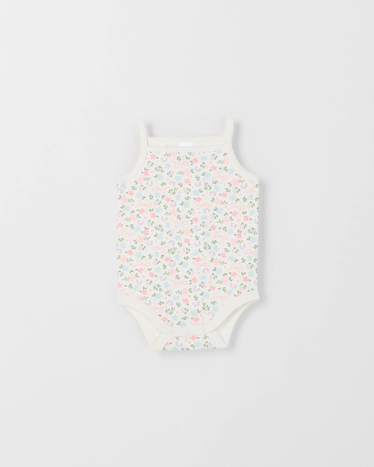 Baby Organic Cotton 3 Pack Strappy Bodysuits 3 of 4