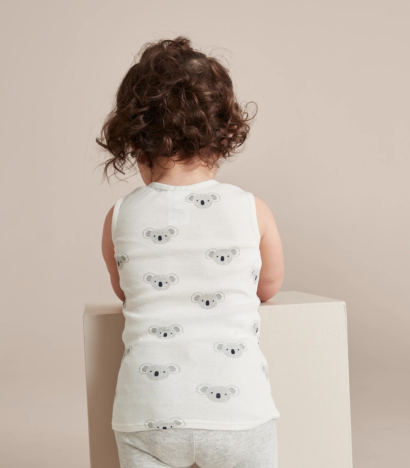 3 Pack Baby Organic Cotton Vests 3 of 6