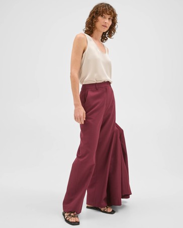 Preview Textured Tailoring Straight Leg Pants