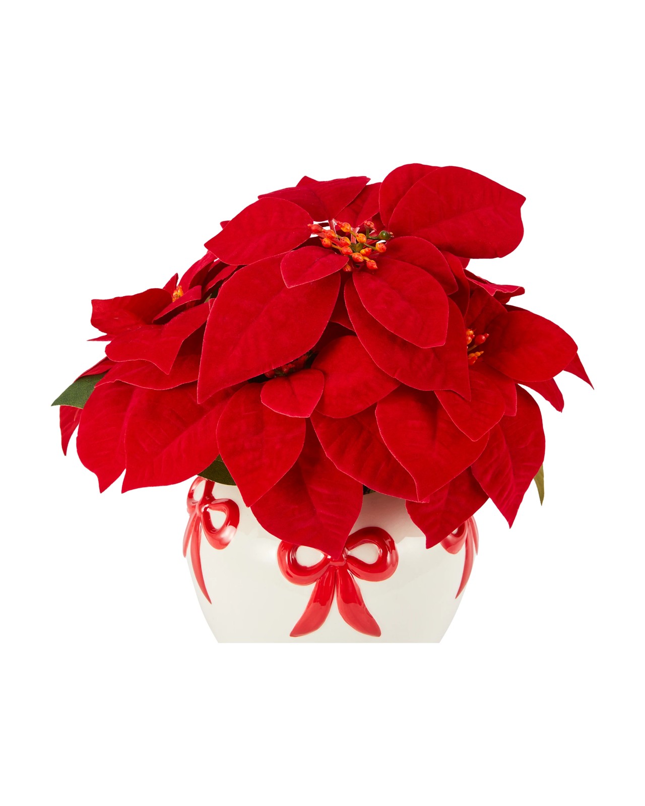 Anko Christmas Artificial Poinsettia in Pot 2 of 3