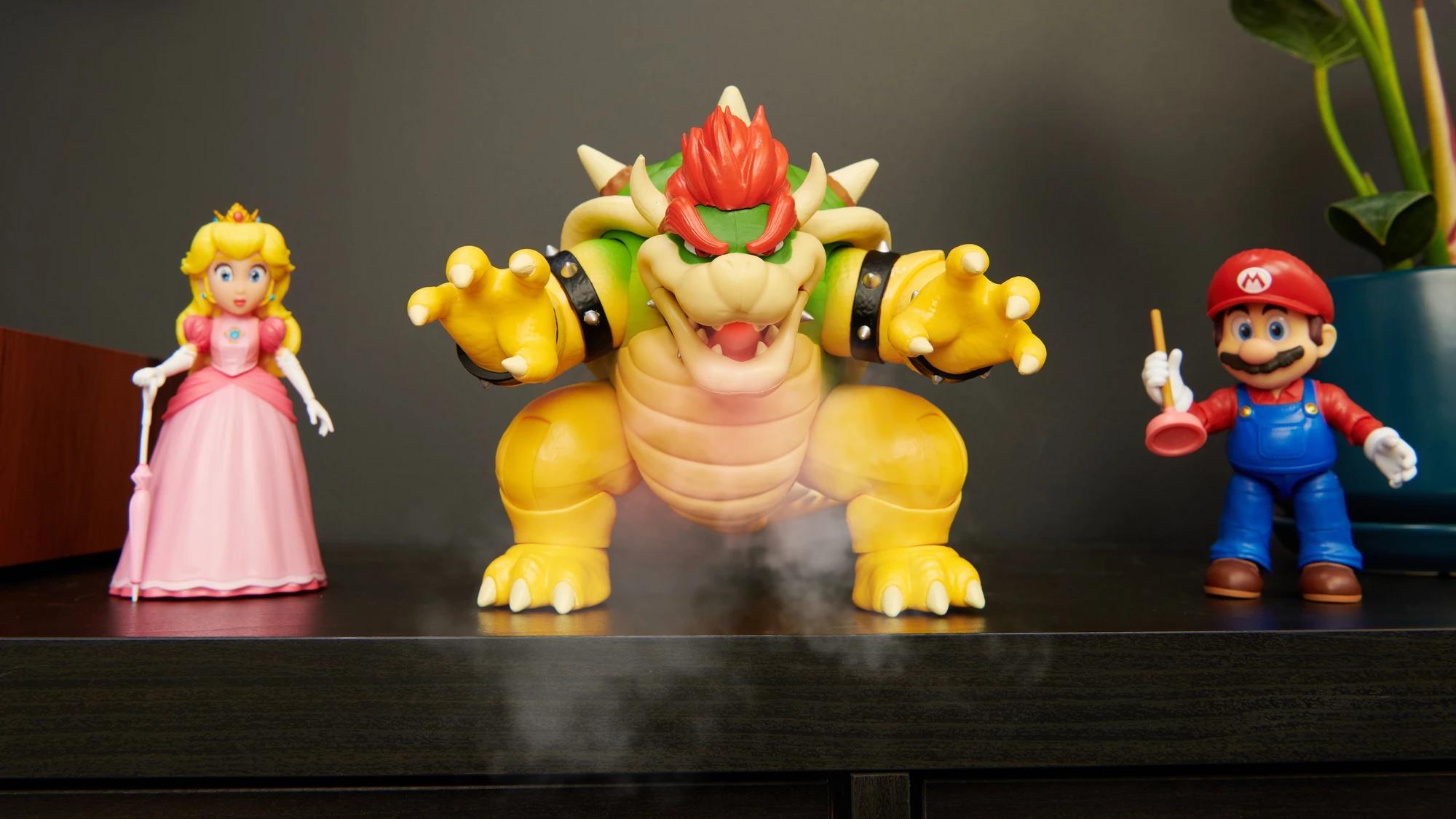 Nintendo super mario film 18cm 'cracheur de feu' bowser figurine