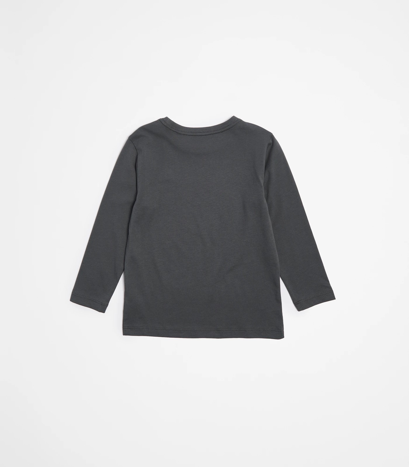 Organic Cotton Long Sleeve Top - Charcoal | Target Australia