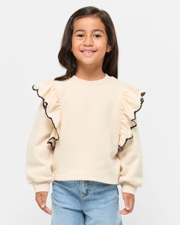 Frill Sleeve Jumper