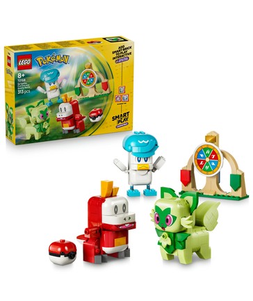 LEGO® Pokemon SMART Play: Sprigatito, Fuecoco and Quaxly Battle 72158