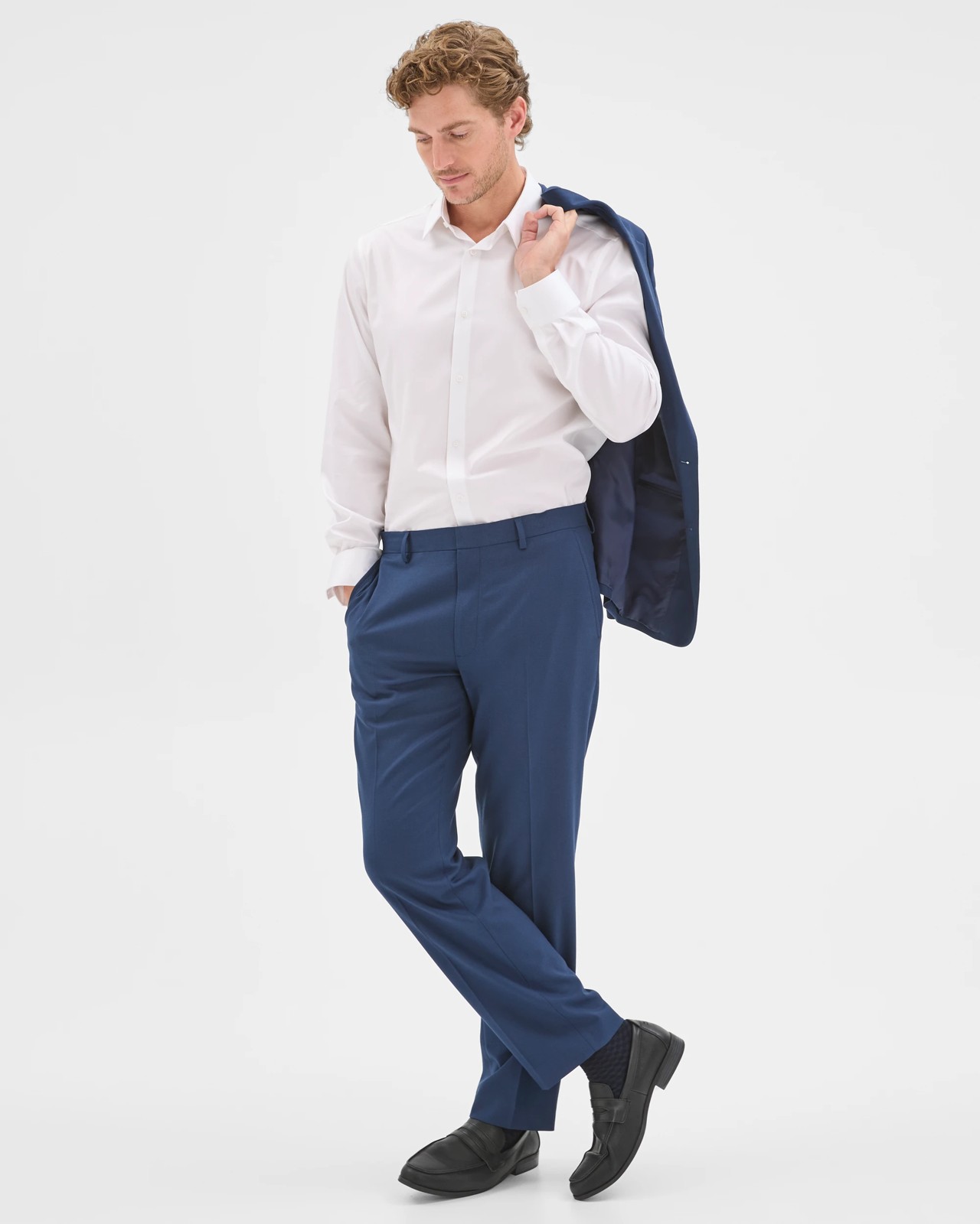 Preview Fashion Suit Trousers - Blue 3 of 5