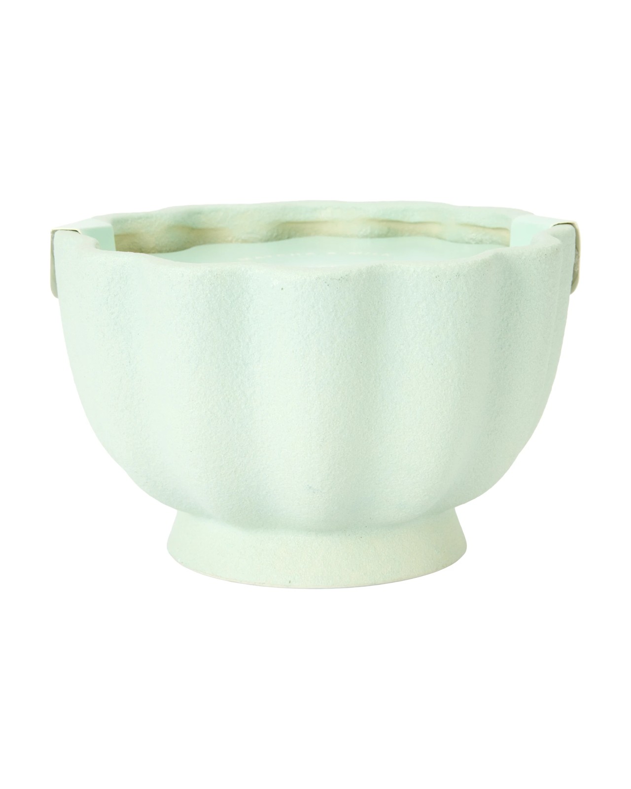 Anko Sage Wave Pedestal Ceramic Candle 4 of 6