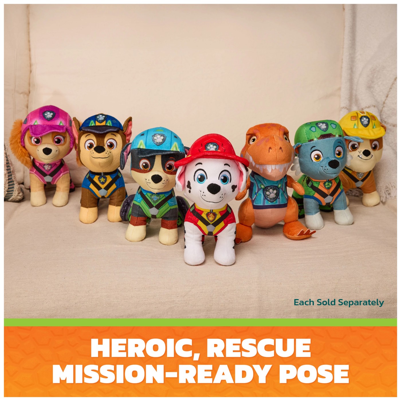 Paw Patrol: The Dino Movie Plush - Assorted 4 of 6