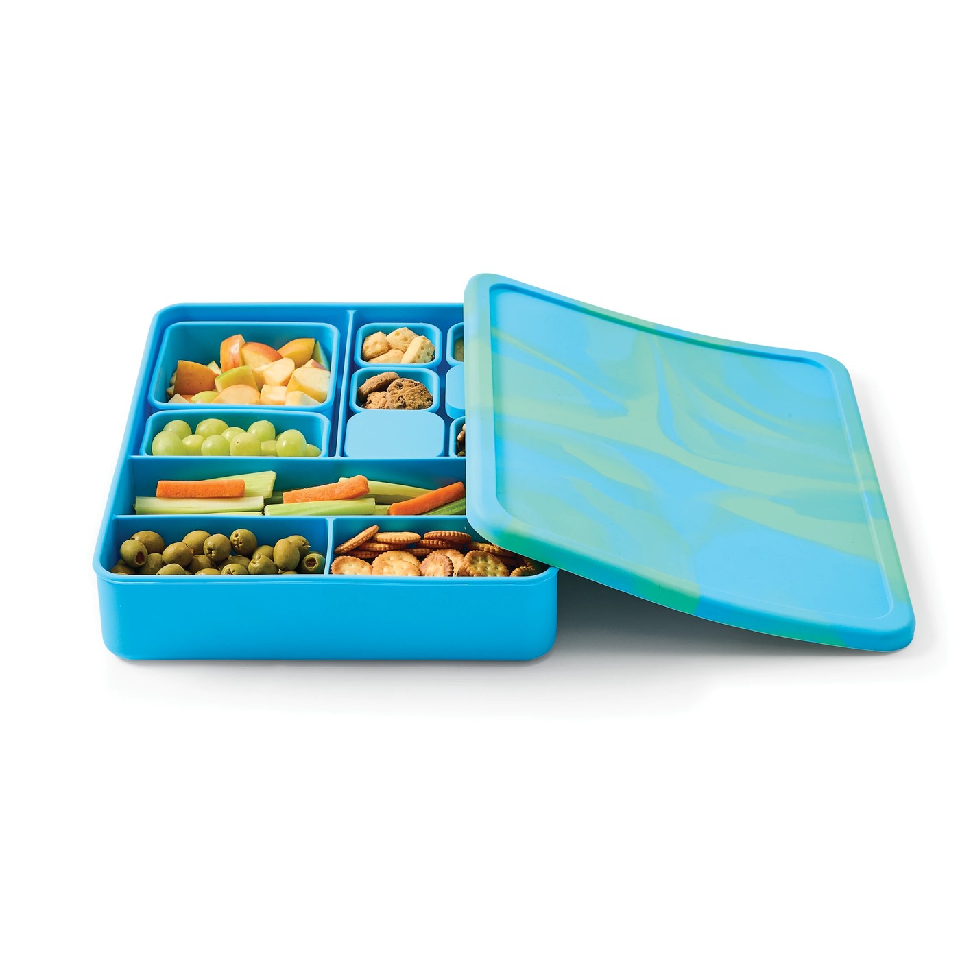 Silicone Snack Box - Blue 3 of 6