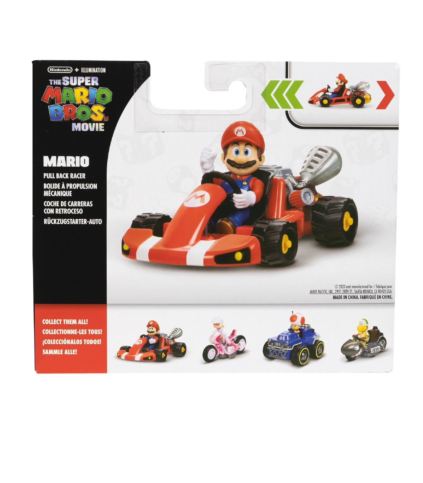 Buy Nintendo Super Mario Movie Figurine with Kart - Assorted