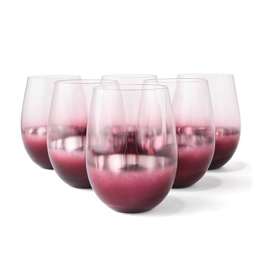 Anko 6 Fig Stemless Glasses
