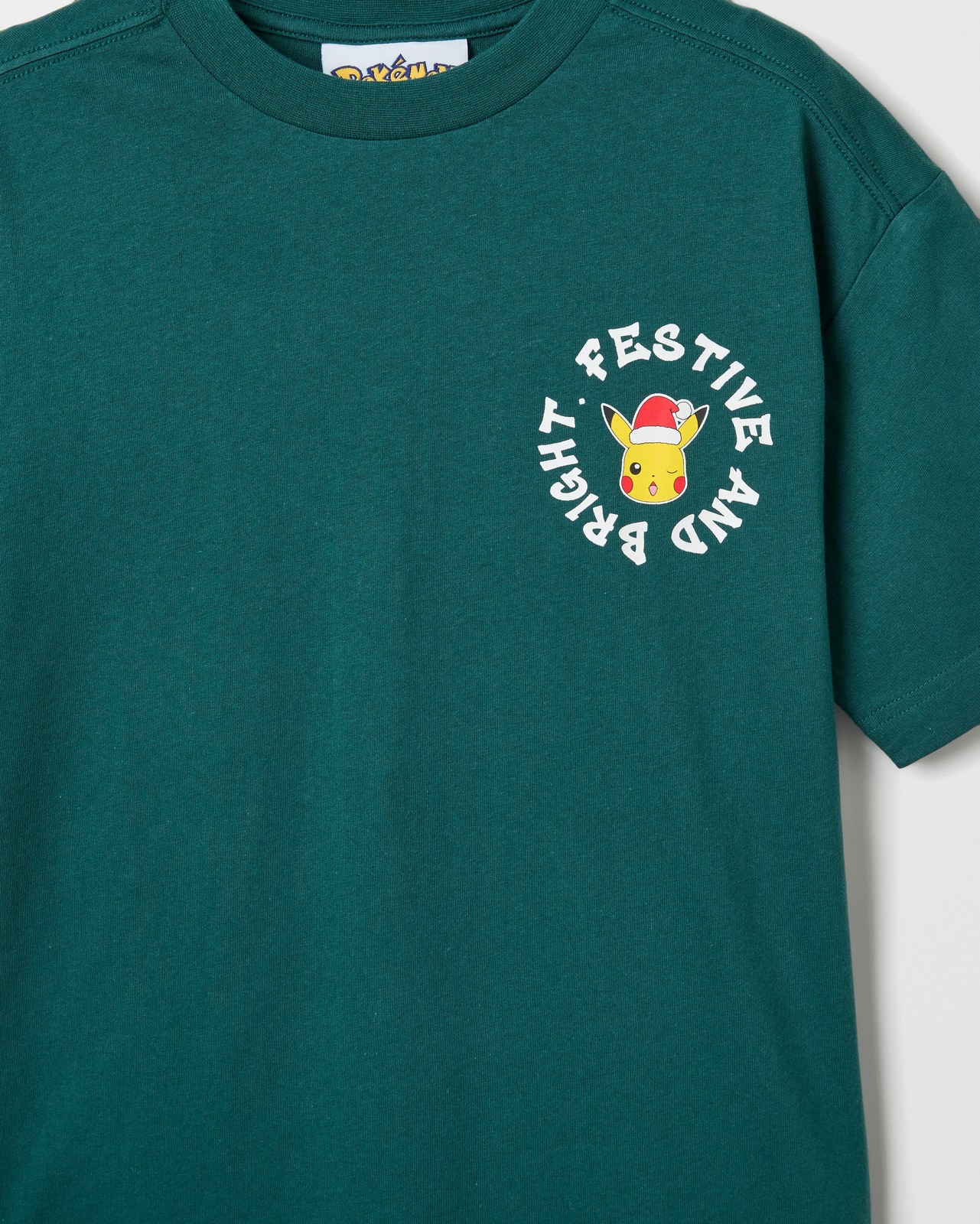 Licensed Pokemon Australian Cotton Oversized Christmas T-Shirt 2 of 4
