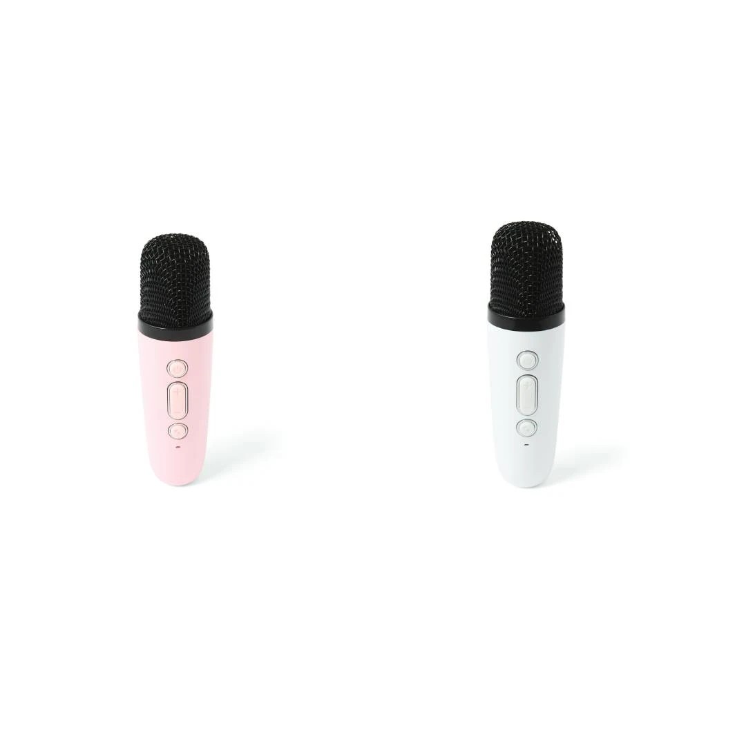 Anko Portable Mini Karaoke Speaker - White and Pink 2 of 5